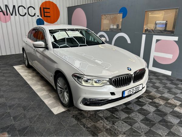 BMW 5-Series Saloon, Petrol Plug-in Hybrid, 2017, White