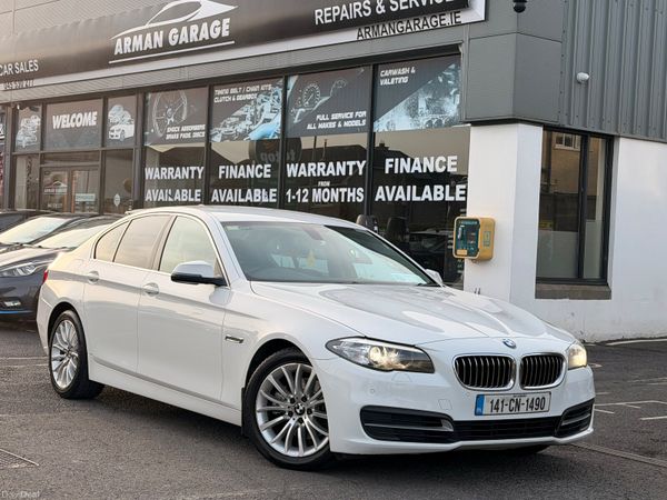 BMW 5-Series Saloon, Diesel, 2014, White