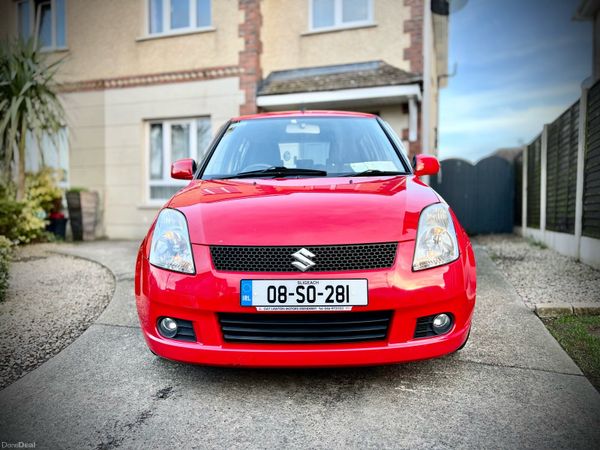 Suzuki Swift Hatchback, Petrol, 2008, Red