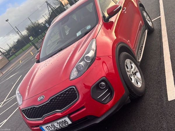 Kia Sportage SUV, Diesel, 2017, Red