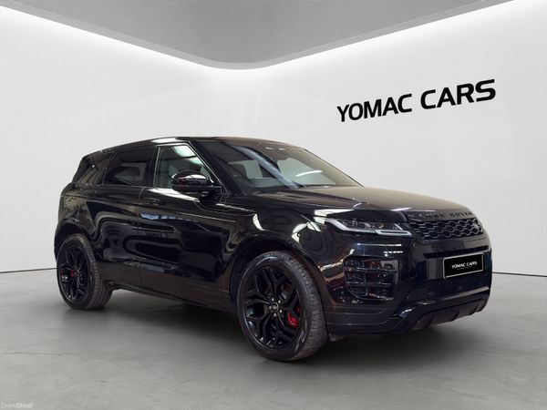 Land Rover Range Rover Evoque SUV, Petrol Hybrid, 2023, Black