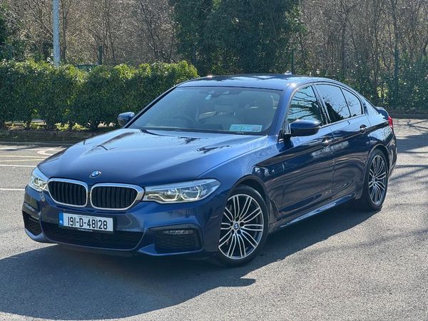 BMW 5-Series Saloon, Diesel, 2019, Blue