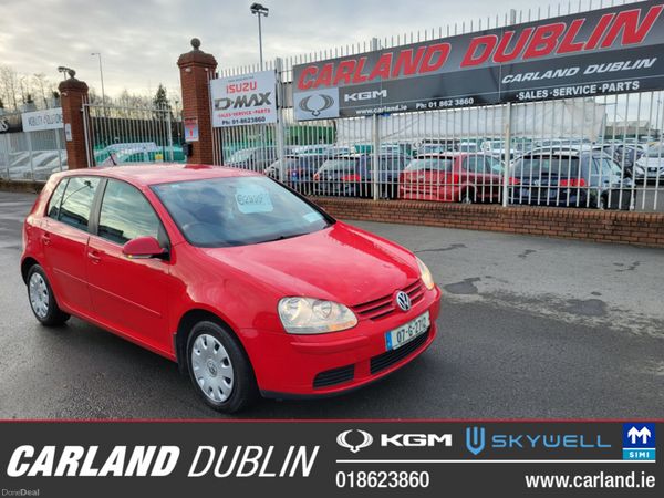 Volkswagen Golf Hatchback, Petrol, 2007, Red
