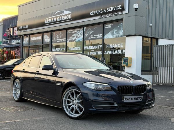 BMW 5-Series Saloon, Diesel, 2015, Blue