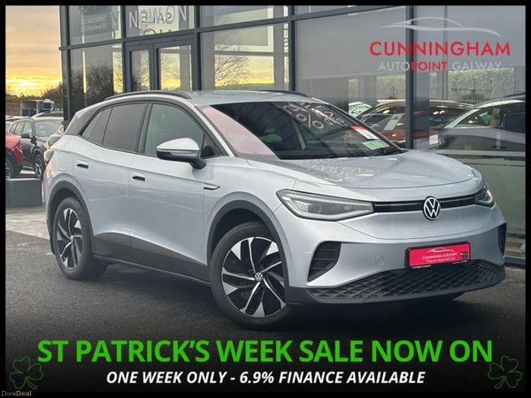 Volkswagen ID.4 Hatchback, Electric, 2021, Silver