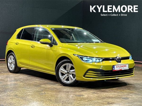Volkswagen Golf Hatchback, Petrol Hybrid, 2021, Yellow