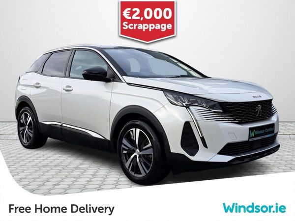 Peugeot 3008 SUV, Petrol Plug-in Hybrid, 2024, White