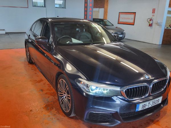 BMW 5-Series Saloon, Diesel, 2018, Black
