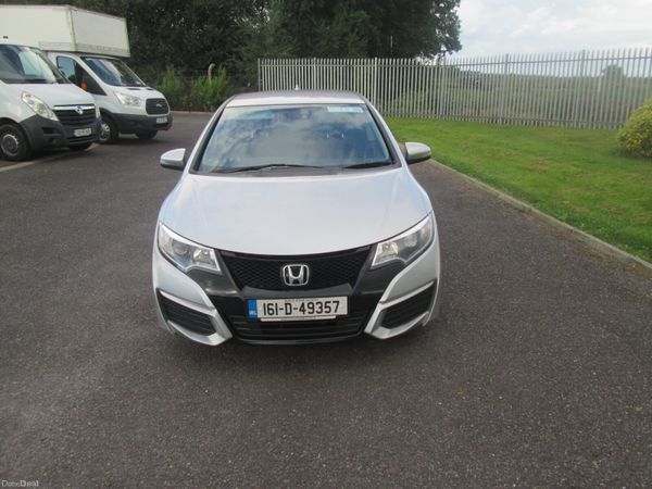 Honda Civic Hatchback, Petrol, 2016, Silver