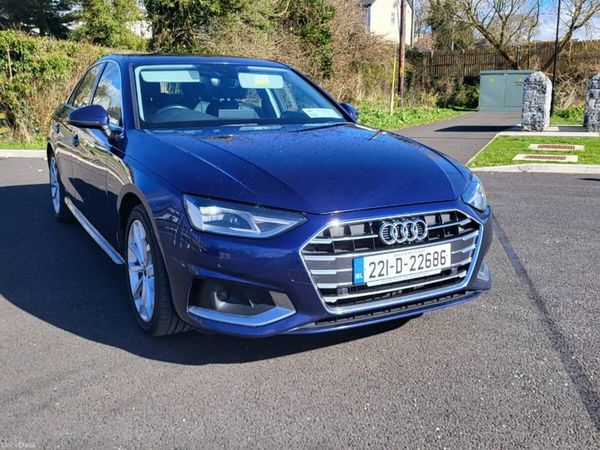 Audi A4 Saloon, Diesel, 2022, Blue