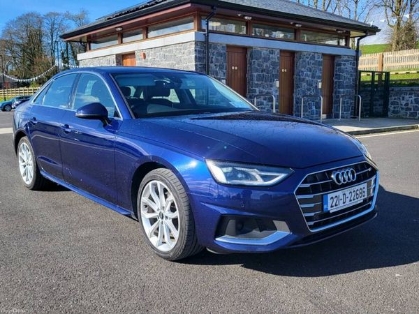 Audi A4 Saloon, Diesel, 2022, Blue
