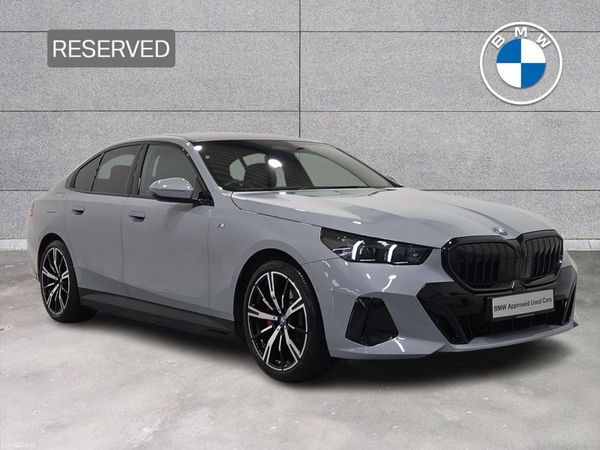 BMW 5-Series Saloon, Petrol Plug-in Hybrid, 2024, Grey