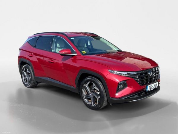 Hyundai Tucson SUV, Petrol Hybrid, 2022, Red