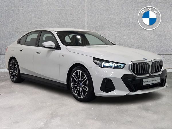 BMW 5-Series Saloon, Petrol Plug-in Hybrid, 2024, White
