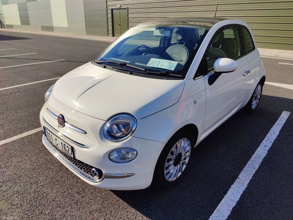 Fiat 500 Hatchback, Petrol, 2016, White