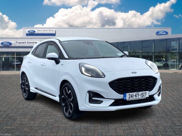 Ford Puma MPV, Petrol Hybrid, 2024, White