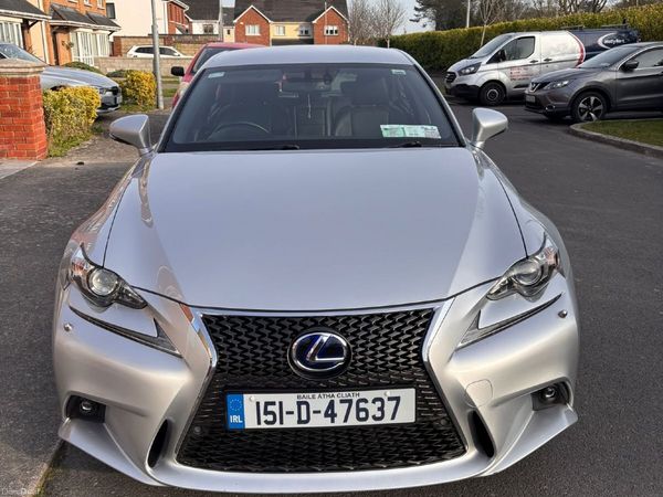 Lexus IS Saloon, Petrol Hybrid, 2015, Silver