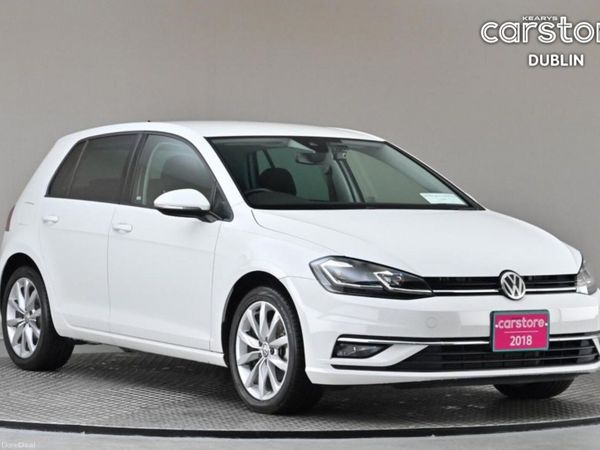Volkswagen Golf Hatchback, Petrol, 2018, White