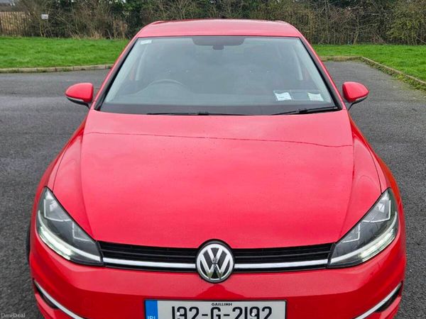 Volkswagen Golf Hatchback, Petrol, 2019, Red
