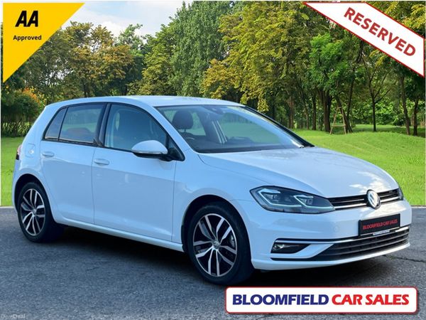 Volkswagen Golf Hatchback, Petrol, 2019, White