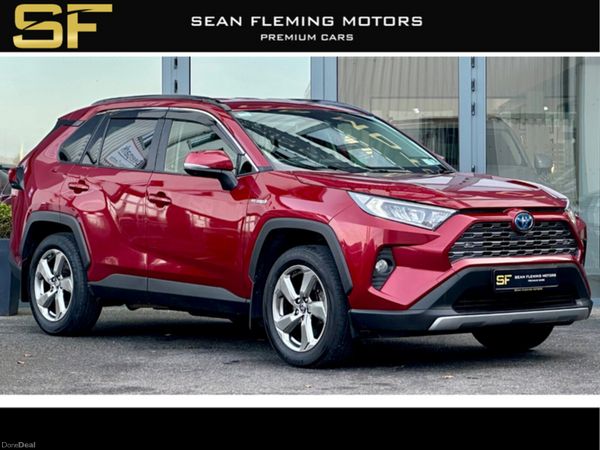 Toyota RAV4 SUV, Petrol Hybrid, 2021, Red
