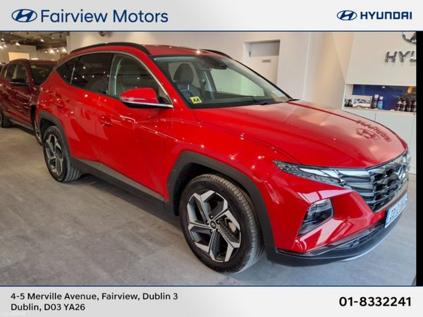 Hyundai Tucson SUV, Petrol Hybrid, 2023, Red