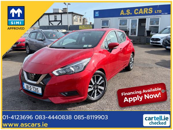 Nissan Micra Hatchback, Petrol, 2018, Red