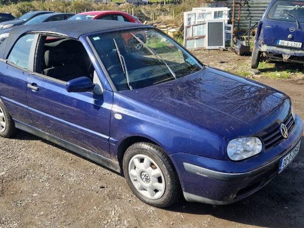 Volkswagen Golf Convertible, Petrol, 2000, Blue