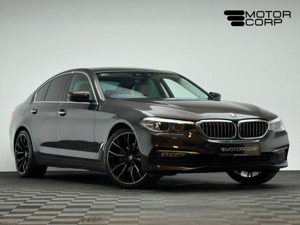 BMW 5-Series Saloon, Diesel, 2018, Brown