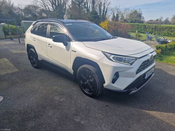 Toyota RAV4 SUV, Petrol Hybrid, 2019, White