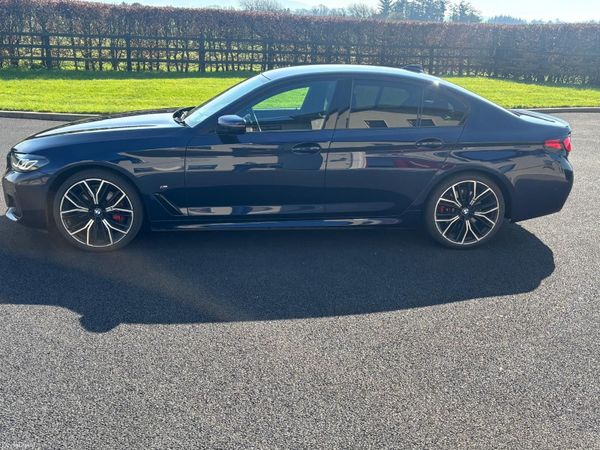 BMW 5-Series Saloon, Diesel, 2022, Blue