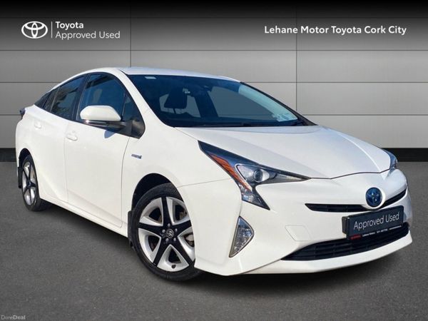 Toyota Prius Hatchback, Petrol Hybrid, 2018, White