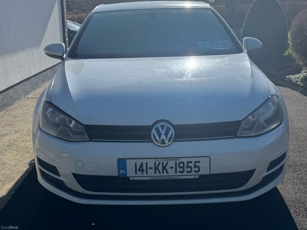 Volkswagen Golf Hatchback, Diesel, 2014, White