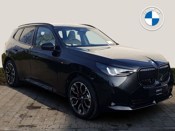 BMW X3 SUV, Petrol Plug-in Hybrid, 2026, Black