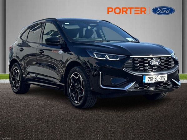 Ford Kuga SUV, Petrol Plug-in Hybrid, 2026, Black