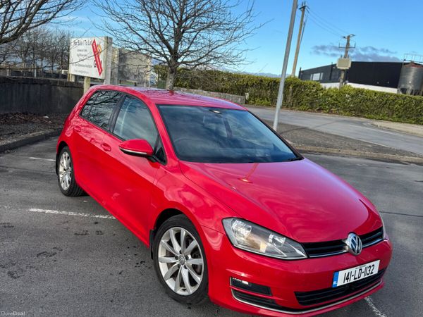 Volkswagen Golf Hatchback, Diesel, 2014, Red