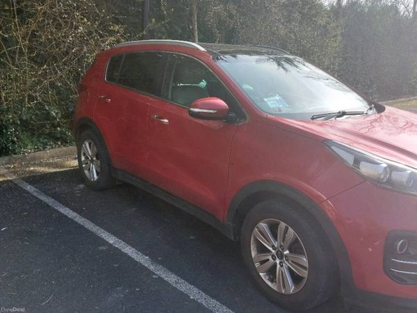 Kia Sportage SUV, Diesel, 2019, Red
