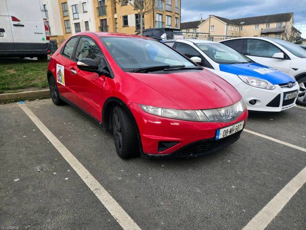 Honda Civic Hatchback, Petrol, 2008, Red
