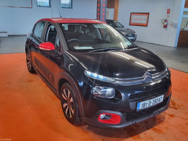 Citroen C3 Hatchback, Petrol, 2018, Black