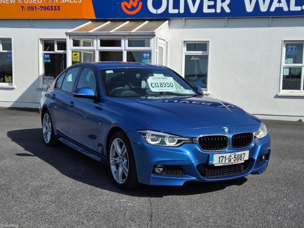 BMW 3-Series Saloon, Diesel, 2017, Blue