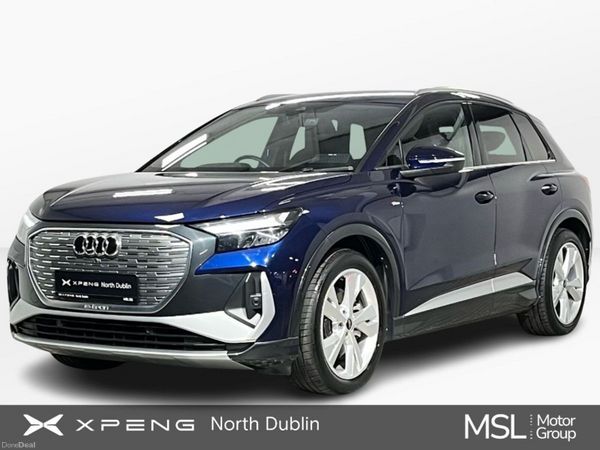 Audi Q4 e-tron SUV, Electric, 2024, Blue