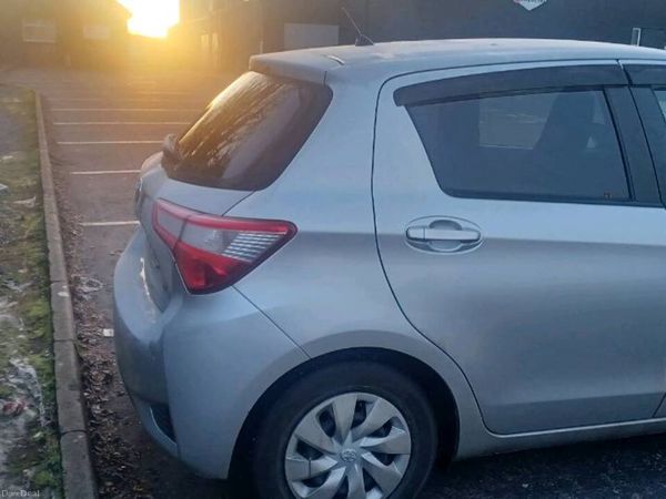 Toyota Vitz Hatchback, Petrol Hybrid, 2019, Silver