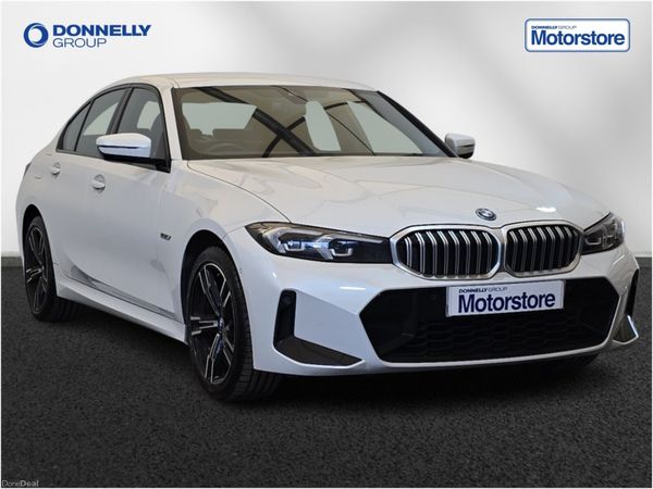 BMW 3-Series Saloon, Petrol Hybrid, 2022, White