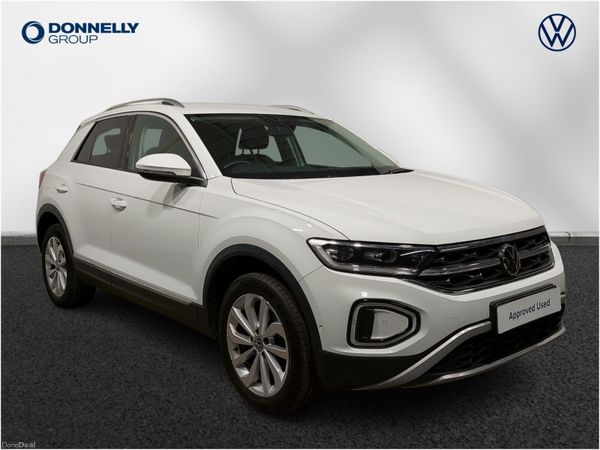 Volkswagen T-Roc Hatchback, Petrol, 2022, White