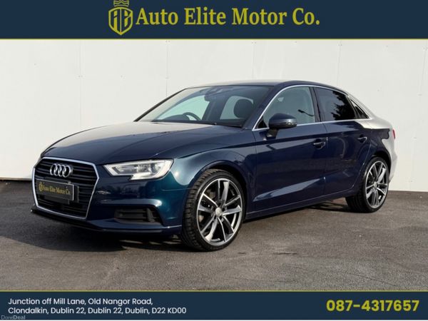 Audi A3 Saloon, Petrol, 2018, Blue