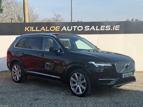 Volvo XC90 SUV, Petrol Plug-in Hybrid, 2016, Black