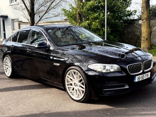 BMW 5-Series Saloon, Diesel, 2015, Black