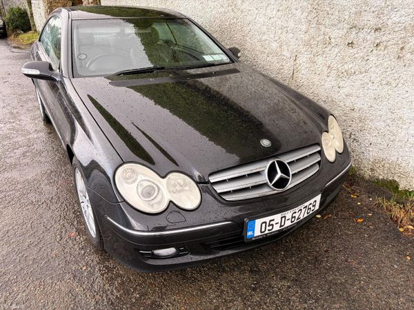 Mercedes-Benz CLK Coupe, Petrol, 2005, Black