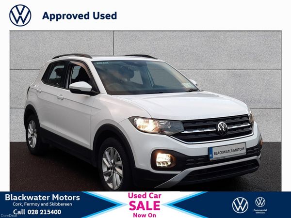 Volkswagen T-Cross Estate, Petrol, 2021, White