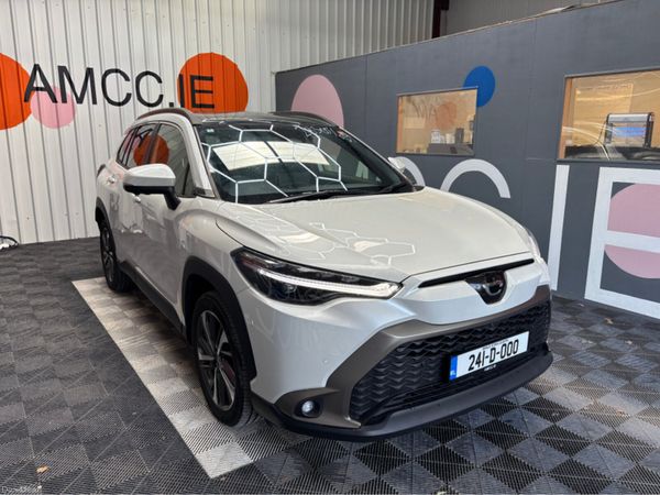 Toyota Corolla Cross SUV, Petrol Hybrid, 2024, White
